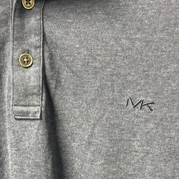 Michael Kors Men’s Gray Polo Shirt | Size M - Picture 3 of 4
